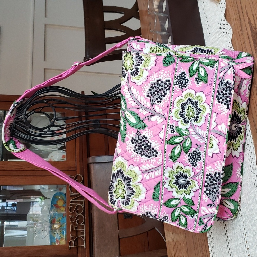 NWT Vera Bradley (Pricillia Pink) Large Cross body Messenger Bag